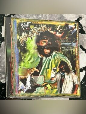 WWF Mankind Wrestler Hardcover Binder